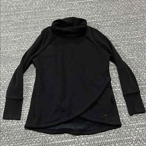 Shambhala | Black Turtleneck With Bottom Crossover - Picture 1 of 11